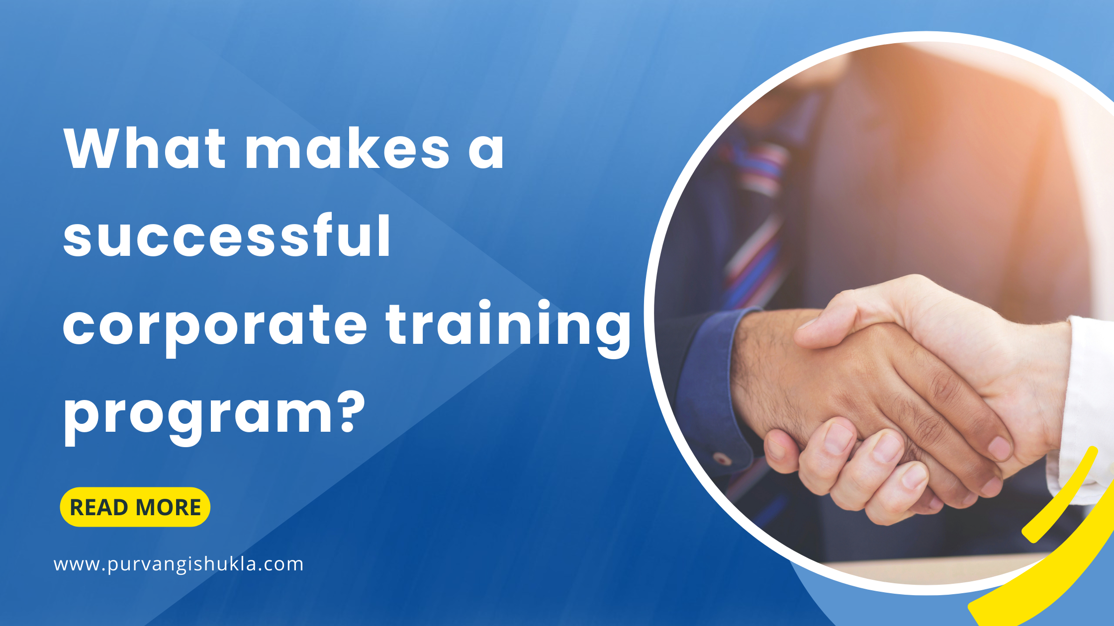 What makes a successful corporate training program